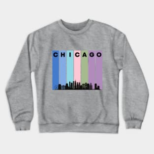 Chicago Travel Vibes Tee! Crewneck Sweatshirt